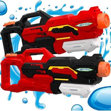 Set van 2 waterpistolen - bereik 10 meter - reservoir 1500 beschikbaar voor biedingen