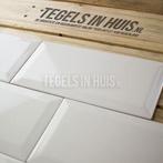 Wandtegel metrotegel 10x20 off white klassiek wit joy