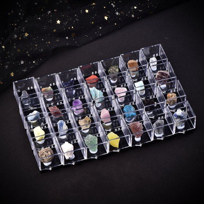 Geen Reserve - Exclusieve collectie van 28 wereldwijde, Verzamelen, Mineralen en Fossielen