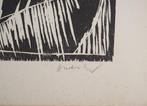 Pierre Alechinsky (1927) - Tête surréaliste, Antiek en Kunst