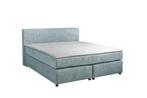 Mörgenn Boxspring Parga - Pocketvering - Blauw - 180x210 cm, Verzenden, Nieuw, Blauw, Modern