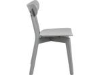 Giga Living Levi - Eetkamerstoel - MDF - Lichtgrijs, Huis en Inrichting, Verzenden, Zo goed als nieuw