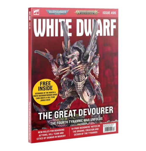 White Dwarf Issue 495 december 2023 (Warhammer nieuw), Hobby en Vrije tijd, Wargaming, Nieuw, Ophalen of Verzenden