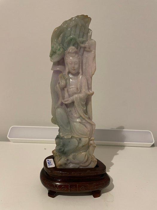 Figuur - Hout, Steen - China, Antiek en Kunst, Antiek | Overige Antiek