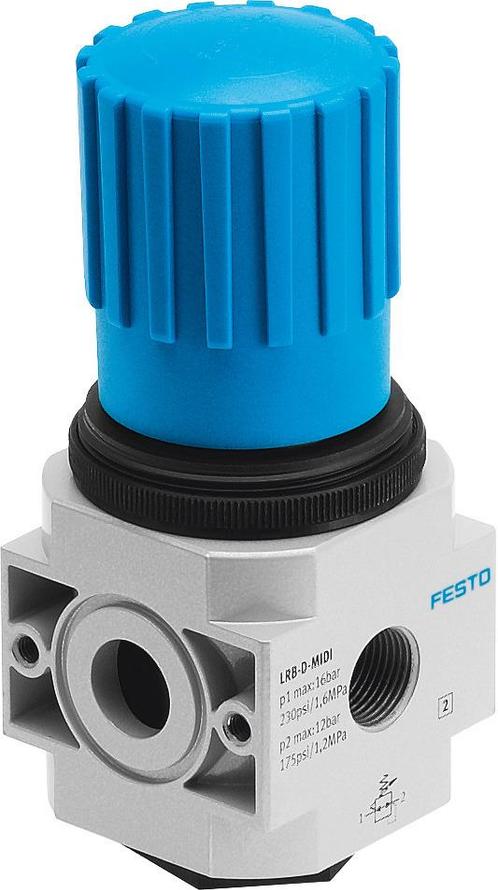Festo Drukregelaar Aansluitplaat 0.5-12bar 1600l/min Mini -, Doe-het-zelf en Verbouw, Gereedschap | Machine-onderdelen en Toebehoren