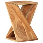 Houten Bijzettafel 35cm - Massief Acacia - Koopje! Retour..., Huis en Inrichting, Tafels | Bijzettafels, 45 tot 60 cm, Minder dan 55 cm