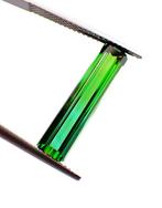 Blauw, Groen Toermalijn - 3.75 ct - Antwerp Laboratory for, Sieraden, Tassen en Uiterlijk, Edelstenen, Nieuw