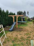 Schommel frame douglas met glijbaan | 14x14 staanders Haan, Ophalen of Verzenden, Nieuw, Schommel