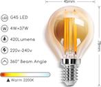 Aigostar LED Filament lamp - Dimbaar - 4W - E14 - 5 Stuks, Verzenden, Nieuw