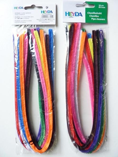 Veel kleuren CHENILLE DRAAD/PIJPENRAGERS - GOEDKOOP, Hobby en Vrije tijd, Knutselen, Nieuw