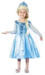 Prinsessenjurk Kind Elsa 3/4 jaar, Kinderen en Baby's, Carnavalskleding en Verkleedspullen, Verzenden, Nieuw