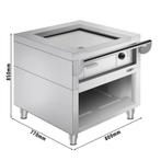 GGM Gastro | Elektrische Teppanyaki Grill - 4,5 kW - Gladde, Verzenden, Nieuw in verpakking, Fornuis, Frituur en Grillen