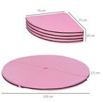 Paaldansmat, 5 Cm Dikke Ronde Kunststof Mat Voor Paaldansoef, Verzenden, Nieuw