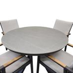 Lola Samantha dining tuinset 120xH75 cm rond 5 delig, Tuin en Terras, Ophalen of Verzenden, Nieuw