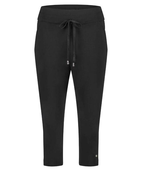 -50% Lady Day  Lady Day Amsterdam broek traiger capri black, Kleding | Dames, Broeken en Pantalons, Zwart, Nieuw, Verzenden