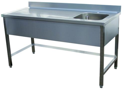 Cheftafel spoelbak rechts, zonder onderblad, Zakelijke goederen, Horeca | Keukenapparatuur, Nieuw zonder verpakking, Ophalen of Verzenden