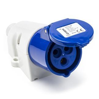 CEE opbouw stekker | Q-link, Doe-het-zelf en Verbouw, Elektra en Kabels, Nieuw, Verzenden