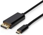 USB-C Adapter - USB 3.2 Gen 1 - USB-C Male - DisplayPort Mal, Audio, Tv en Foto, Audiokabels en Televisiekabels, Verzenden, Nieuw