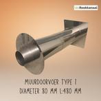 muurdoorvoer 80 mm of 100 mm voor pelletkachel, Huis en Inrichting, Kachels, Ophalen of Verzenden, Nieuw, Hout, Vrijstaand