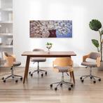 vidaXL Wandprintset bloemen in vaas 150x60 cm canvas, Verzenden, Nieuw