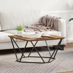 vidaXL Koffietafel Oude Hout 80x80x45 cm Houtcomposiet, 50 tot 100 cm, Verzenden, Nieuw, 50 tot 100 cm