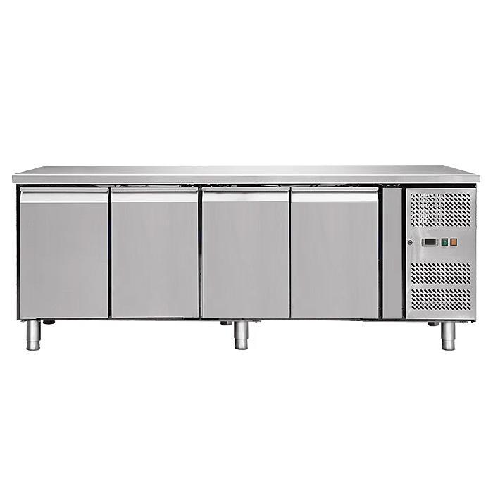 Koelwerkbank met 4 deuren - 550 liter - Energiezuining, Zakelijke goederen, Horeca | Keukenapparatuur, Koelen en Vriezen, Verzenden