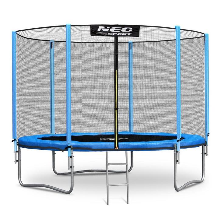 Trampoline 244 cm - Blauw - Met Ladder en Veiligheidsnet..., Kinderen en Baby's, Speelgoed | Buiten | Trampolines, Nieuw, Ophalen of Verzenden