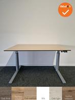 Gispen TM Bureau - Slinger verstelbaar - 120x80 - zilvergrij, Werkplek, Ophalen of Verzenden, Gebruikt, Bureau