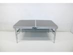 Bo-Camp Koffermodel - Campingtafel 90x60 cm - Verstelbaar in, Caravans en Kamperen, Kampeermeubelen, Verzenden, Zo goed als nieuw