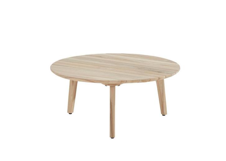 4 Seasons Outdoor Gabor teak loungetafel Ø 90 cm * SALE * |, Tuin en Terras, Tuinsets en Loungesets, Ophalen of Verzenden