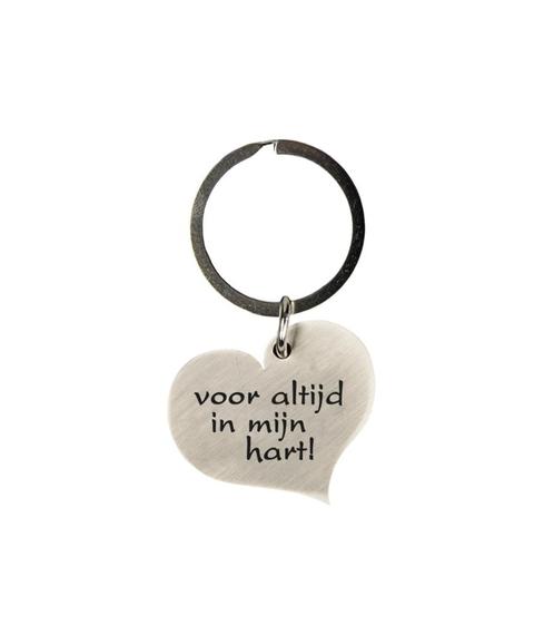 Sleutelhanger In Mijn Hart 10cm, Hobby en Vrije tijd, Feestartikelen, Nieuw, Verzenden