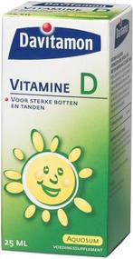 DAVITAMON VITAMINE D AQUOSUM VOEDINGSSUPPLEMENT FLES 25 ML, Diversen, Verzenden, Nieuw