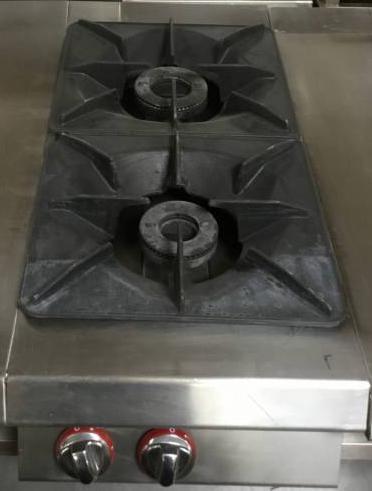 Occasion AngeloPo 2-pits gas kooktoestel, Zakelijke goederen, Horeca | Keukenapparatuur, Gebruikt, Ophalen