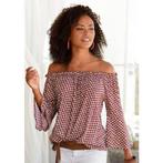 Lascana Blouse met carmenhals met stippenprint,, Kleding | Dames, Verzenden, Nieuw