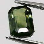 Groen Saffier - 0.97 ct - Instituto Gemólogico Español (IGE), Nieuw