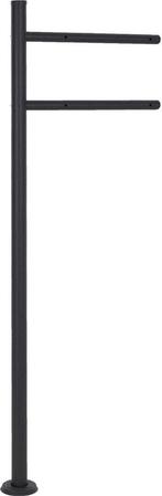 Brievenbusstandaard 40 cm x 120 cm antraciet roestvrij staal, Tuin en Terras, Brievenbussen, Verzenden, Zo goed als nieuw