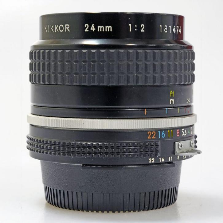 Nikon Nikkor 24mm f/2.0 Ai-s objectief - Tweedehands, Audio, Tv en Foto, Fotografie | Lenzen en Objectieven, Groothoeklens, Gebruikt