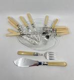 Visbestekset voor 6 personen (14) - laat-Victoriaanse, Antiek en Kunst