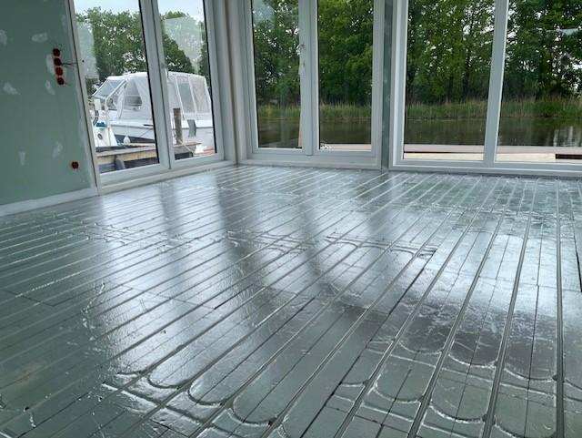 Isoleren en direct vloerverwarming instaleren 25 mm hoog, Doe-het-zelf en Verbouw, Isolatie en Afdichting, Minder dan 4 cm, 15 m² of meer