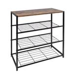 3-Laags Schoenenbank met Zitting – Metaal/MDF Rek, Verzenden, Nieuw