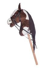 HKM - Stokpaard Hobby Horse - bruin/wit, Nieuw