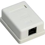 RJ45 wandcontactdoos | UTP (RJ45, Cat6, Horizontaal, Opbouw), Verzenden, Nieuw