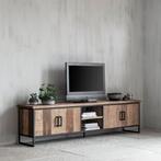 *WOONWINKEL* DTP Home Timeless Beam Teak Tv-meubel Industrie, Huis en Inrichting, Kasten | Televisiemeubels, Verzenden, Nieuw