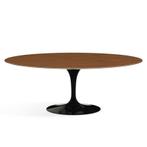 Ovale Saarinen Tulip tafel massief noten houten blad 235..., Huis en Inrichting, Tafels | Eettafels, Nieuw