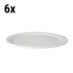 GGM Gastro | (6 stuks) BUDGETLINE - Plat bord Mammoet - Ø |, Huis en Inrichting, Keuken | Servies, Verzenden, Nieuw, Effen, Bord(en)