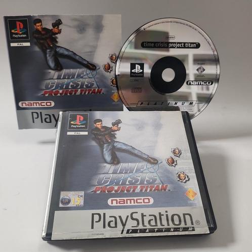 Time Crisis Project Titan Platinum Playstation 1, Spelcomputers en Games, Games | Sony PlayStation 1, Ophalen of Verzenden
