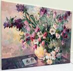 Ekaterina Dzuba (1982) - Bouquet Impressionniste, Antiek en Kunst