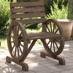 vidaXL Tuinstoel 58x58x78,5 cm massief vurenhout, Tuin en Terras, Tuinsets en Loungesets, Verzenden, Nieuw, Hout