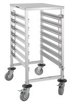 GN Regaalwagen | 7 etages | RVS HorecaTraders, Verzenden, Nieuw in verpakking