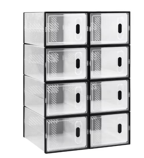 Transparante Schoenenboxen – Stapelbaar met Magneetdeur Set, Huis en Inrichting, Kasten | Schoenenkasten, Nieuw, Verzenden